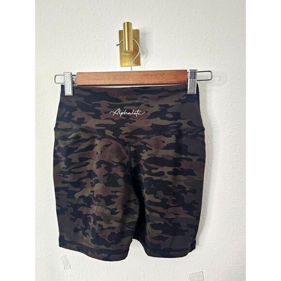 Alphalete Camo Sports Bra and Shorts Set Small - Picture 5 of 6